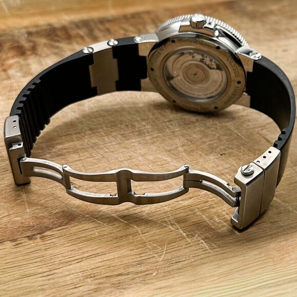 Ulysse Nardin Marine Chronometer 43mm Watch on Leather Strap - Picture 5 of 8